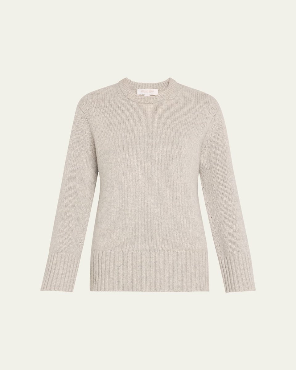 Crewneck Oversized Cashmere Tunic Sweater